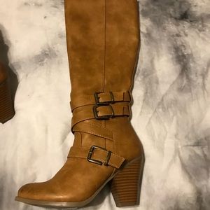 Tan boots